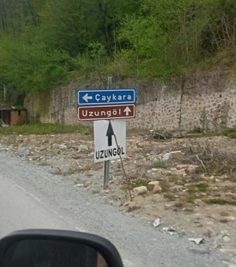 Trabzon Çaykara Evden Eve Nakliyat Hizmeti için Çaykara Tabelasında Çaykaraya giriş Yaptık