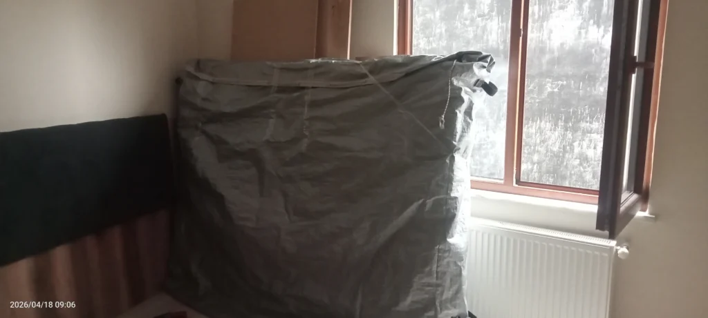 Trabzon Ortahisar Erdoğdu evden eve nakliyat hijyenik yatak paketleme ve taşıma hazırlığı.